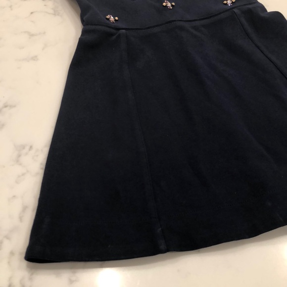 Girls Jcrew Crewcuts size 5 navy blue dress - Picture 5 of 13